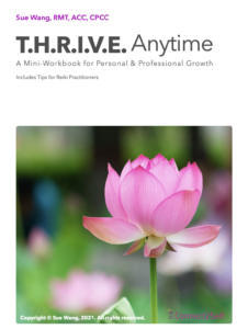 Cover of THRIVE mini workbook